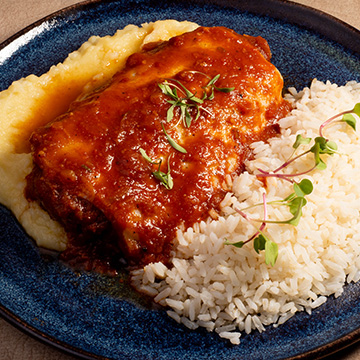 Parmegiana de carne ou frango