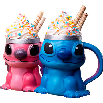 Stitch - Caneca azul ou rosa
