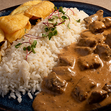 Strogonoff de carne