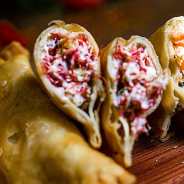 pastel carne seca